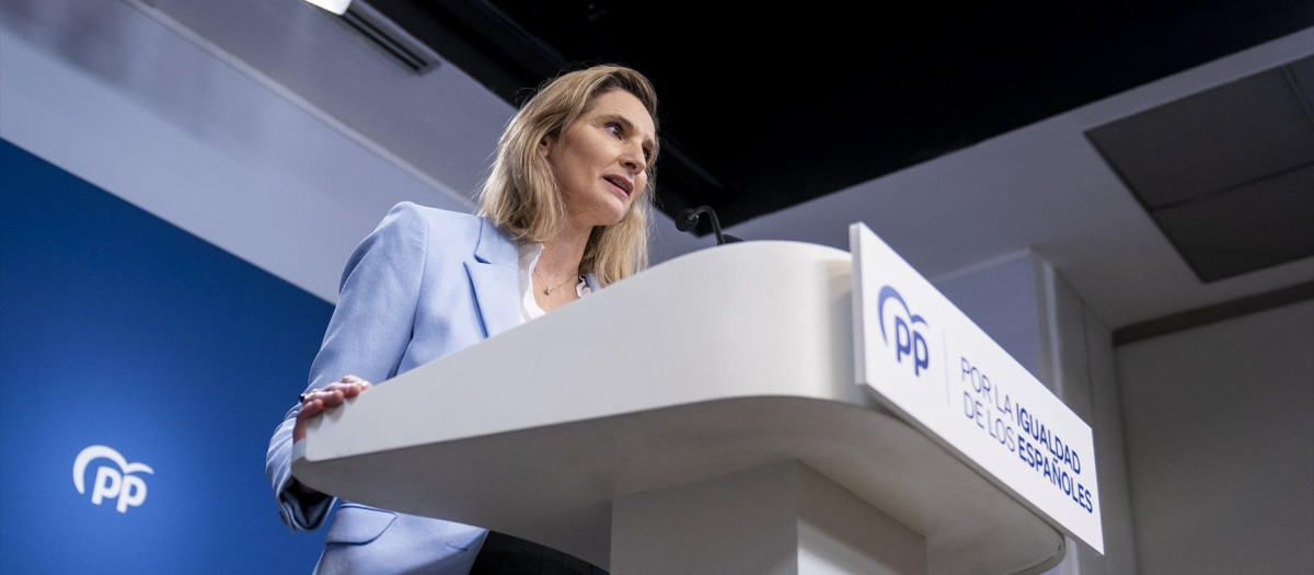 La vicesecretaria de Desarrollo Sostenible del PP, Paloma Martín