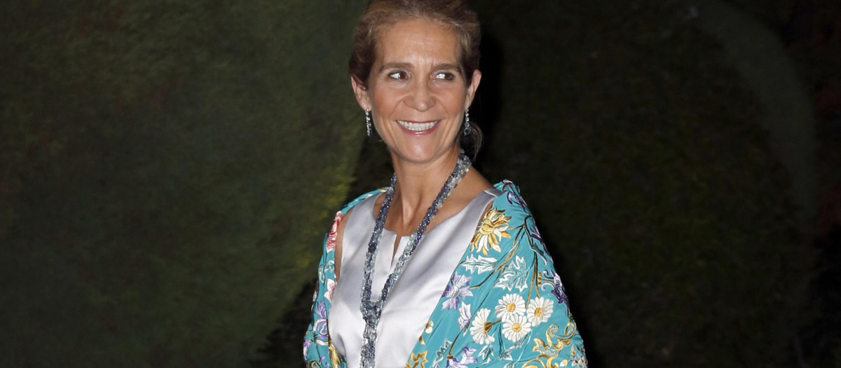 Princess Elena de Borbon during the 50th wedding anniversary of the Kings Constantino and Ana Maria of Greece in Athens  Thursday, Sept. 18, 2014.