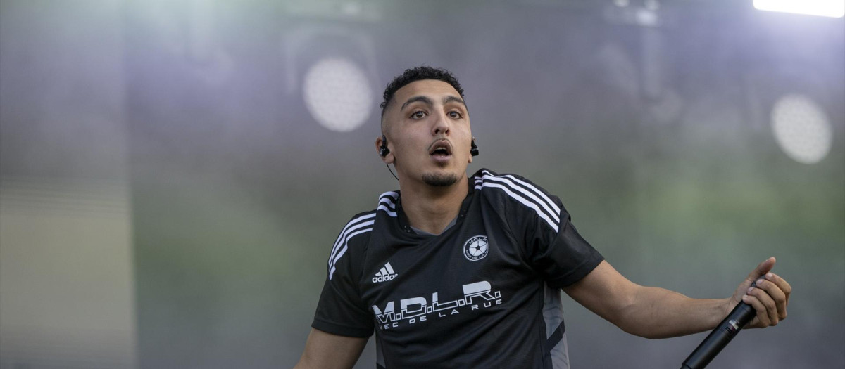 (Foto de ARCHIVO)
El cantante Morad durante una actuación en el Share Festival, en el Parc del Fòrum, a 10 de junio de 2023, en Barcelona, Catalunya (España). Morad El Khattouti El Horami, conocido simplemente como Morad, es un rapero, cantante y compositor español de origen marroquí.? Morad comenzó su carrera lanzando su primer sencillo en el año 2018.
Lorena Sopêna / Europa Press
10 JUNIO 2023;FESTIVAL;MÚSICA;URBANA;RAP;RAPERO
10/6/2023