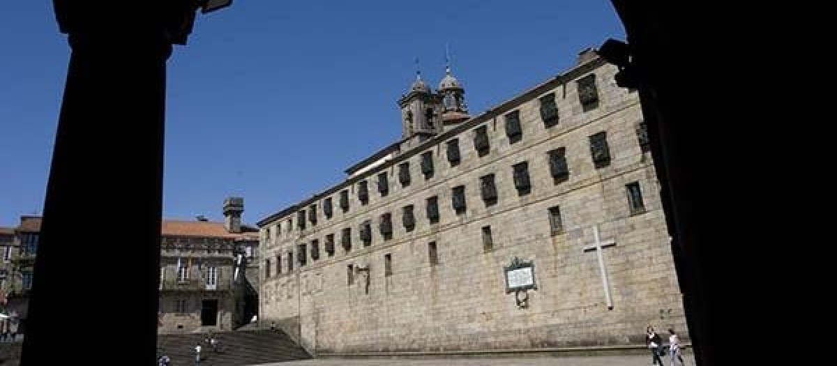 Plaza de La Quintana en Santiago de Compostela