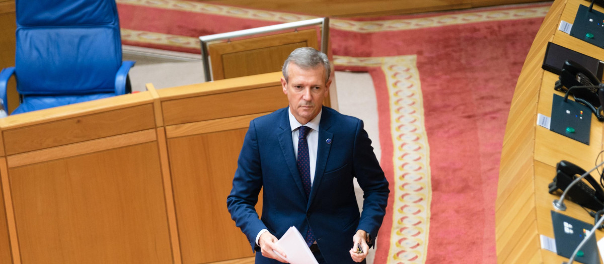 El presidente de la Xunta, Alfonso Rueda