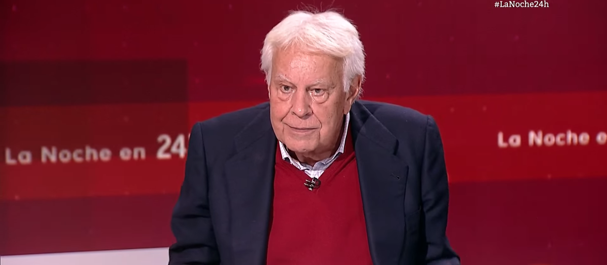 Felipe González, en 'La noche' de 24 Horas