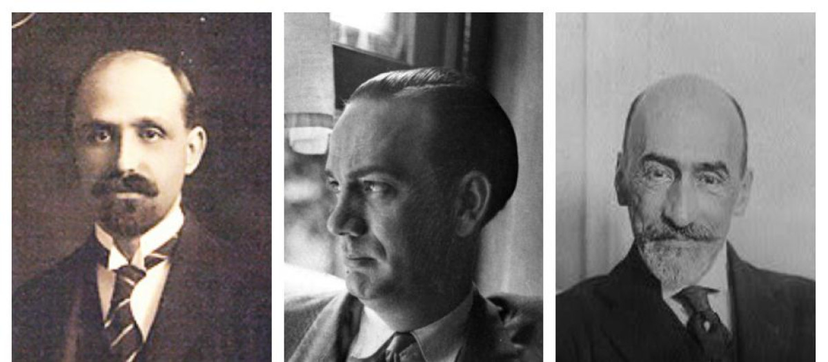 Juan Ramón Jiménez, Camilo José Cela y Jacinto Benavente