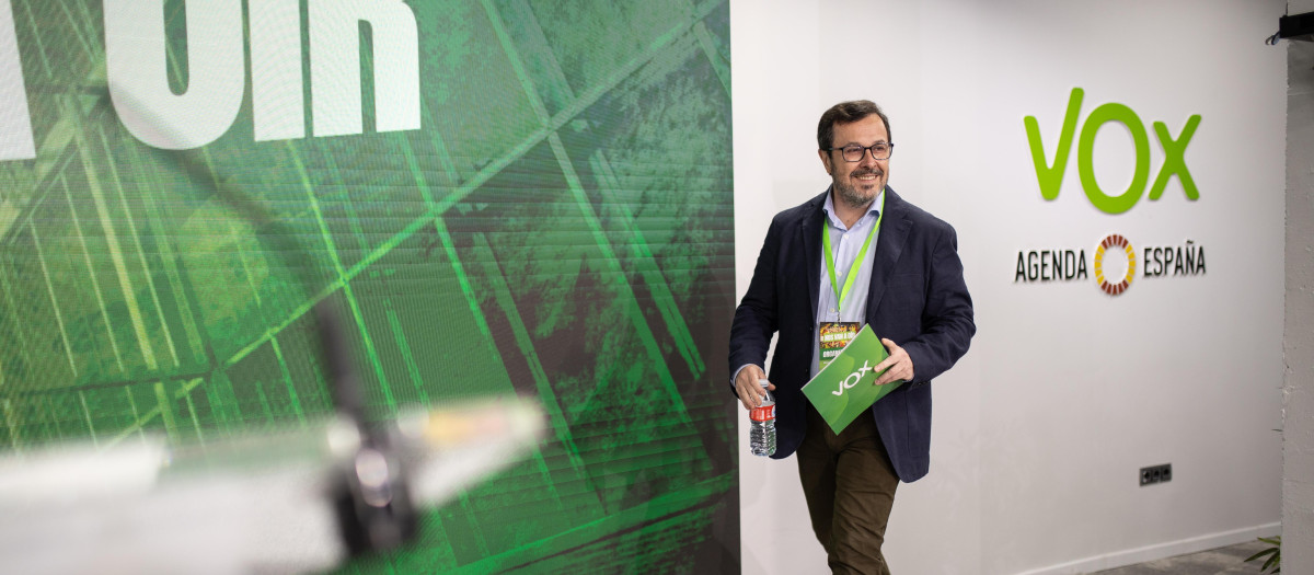 El portavoz de Vox, José Antonio Fúster