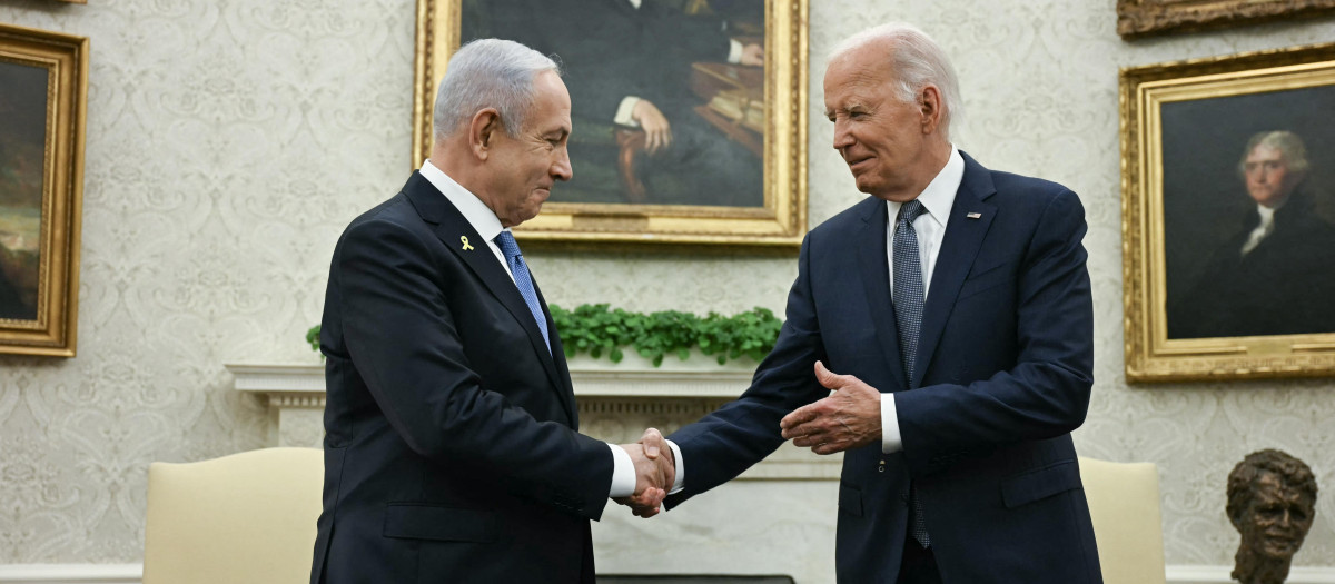 El presidente de Estados Unidos junto al primer ministro israelí, Benjamin Netanyahu, en una imagen de archivo