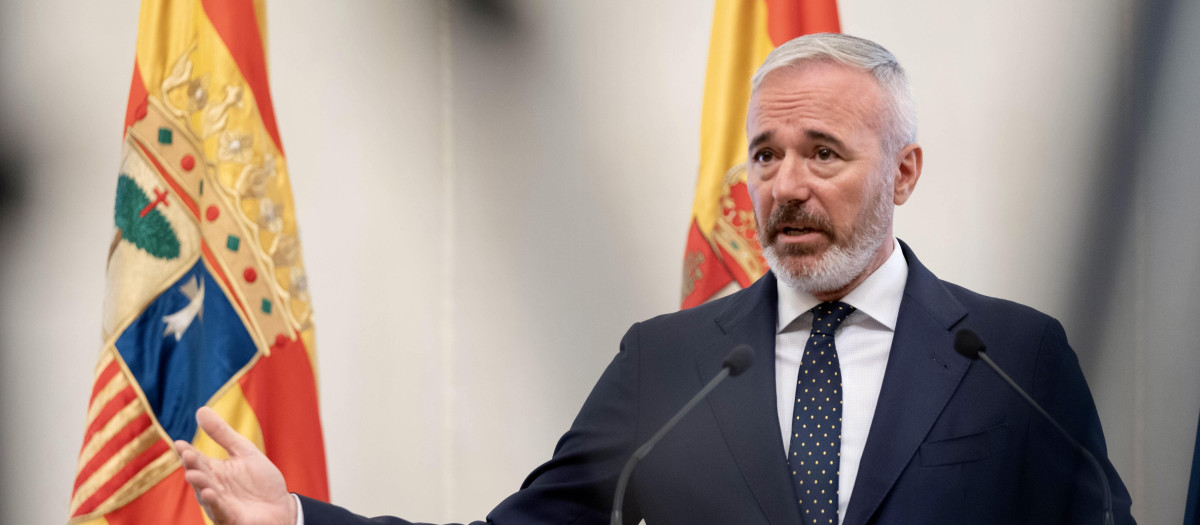 El presidente de Aragón, Jorge Azcón