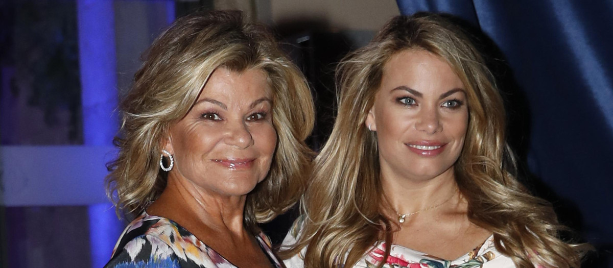 Cari Lapique and Carla Goyanes arriving of 2 edition of Telva Tributo 2018 in Madrid on Tuesday , 09 october 2018