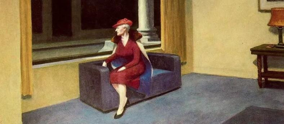 Ventana de hotel (1955) de Edward Hopper