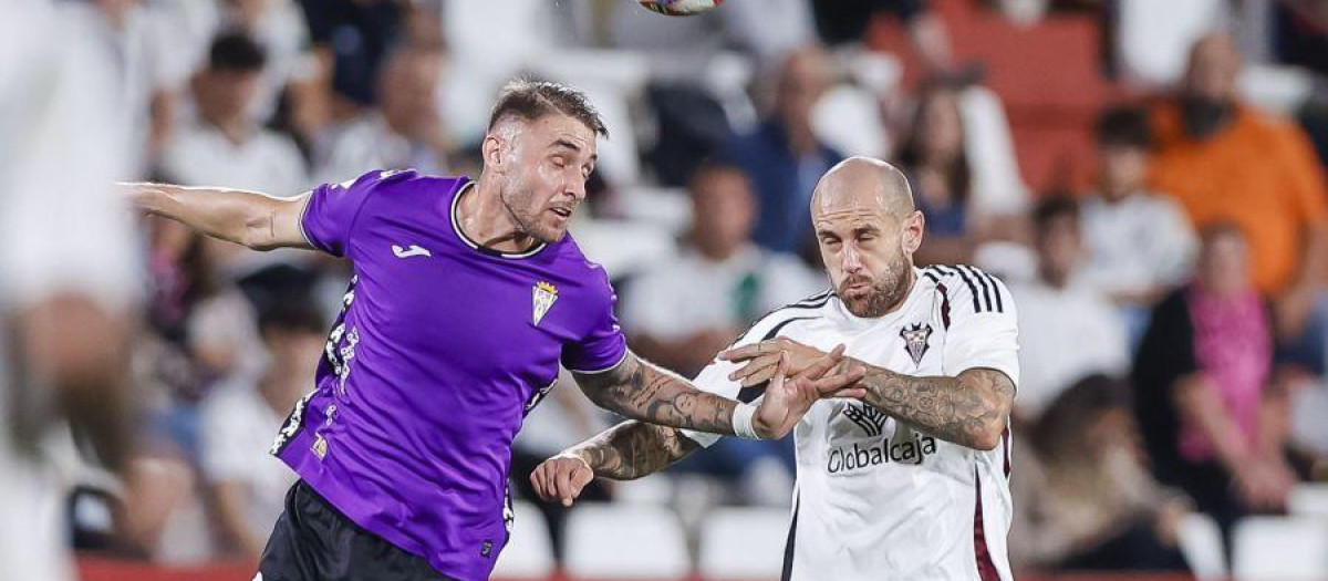 Antonio Casas, en el partido ante el Albacete