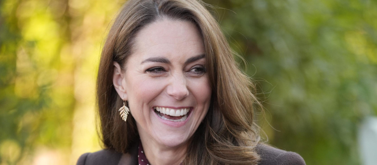 Kate Middleton , Princess of Wales during a visit to Southport Community Centre in the Merseyside town on Thursday October 10, 2024.