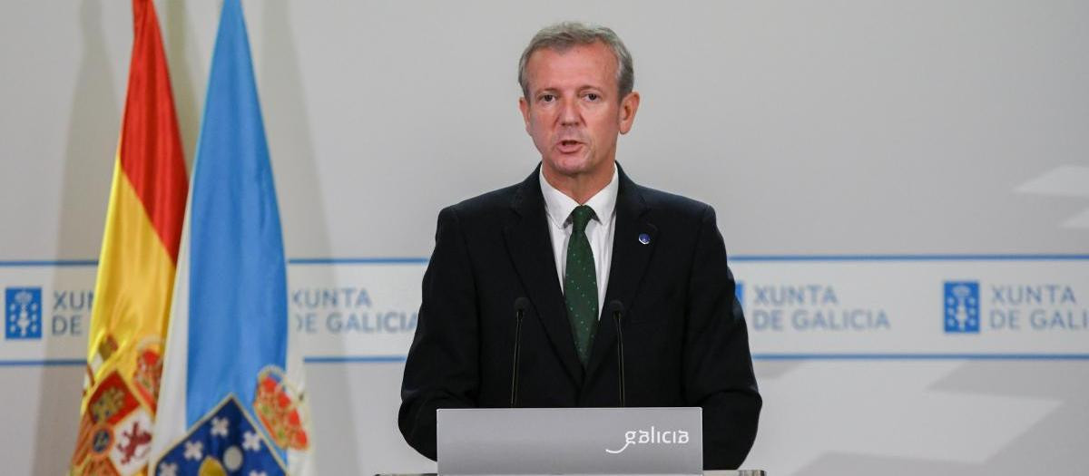 El presidente de la Xunta, Alfonso Rueda
