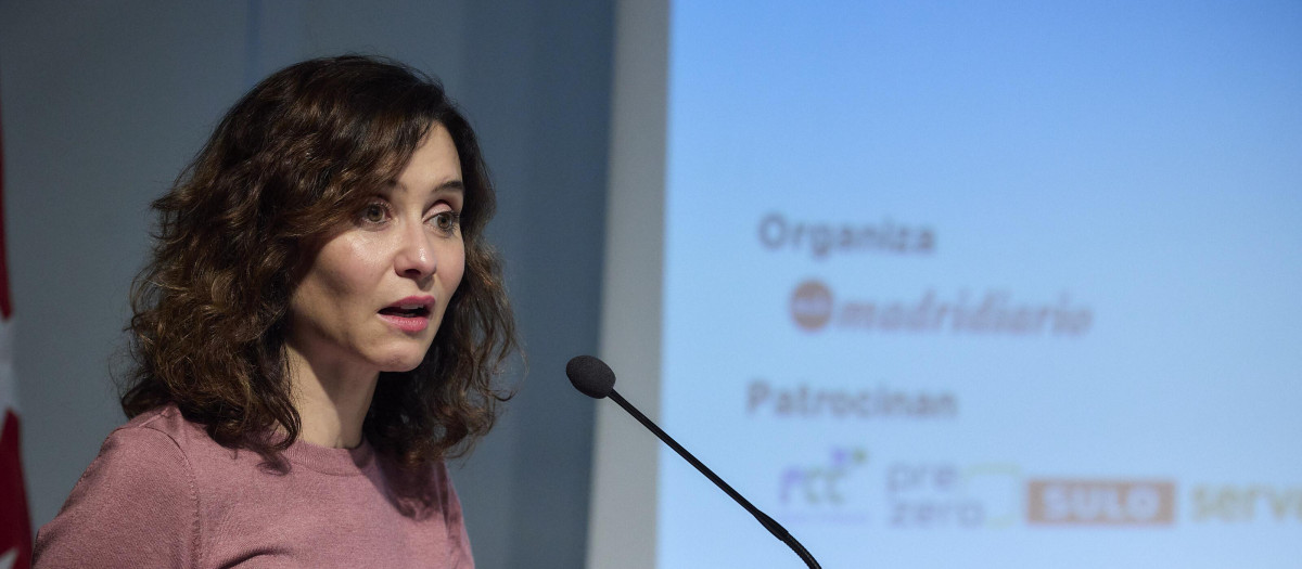 La presidenta de la Comunidad de Madrid, Isabel Díaz Ayuso