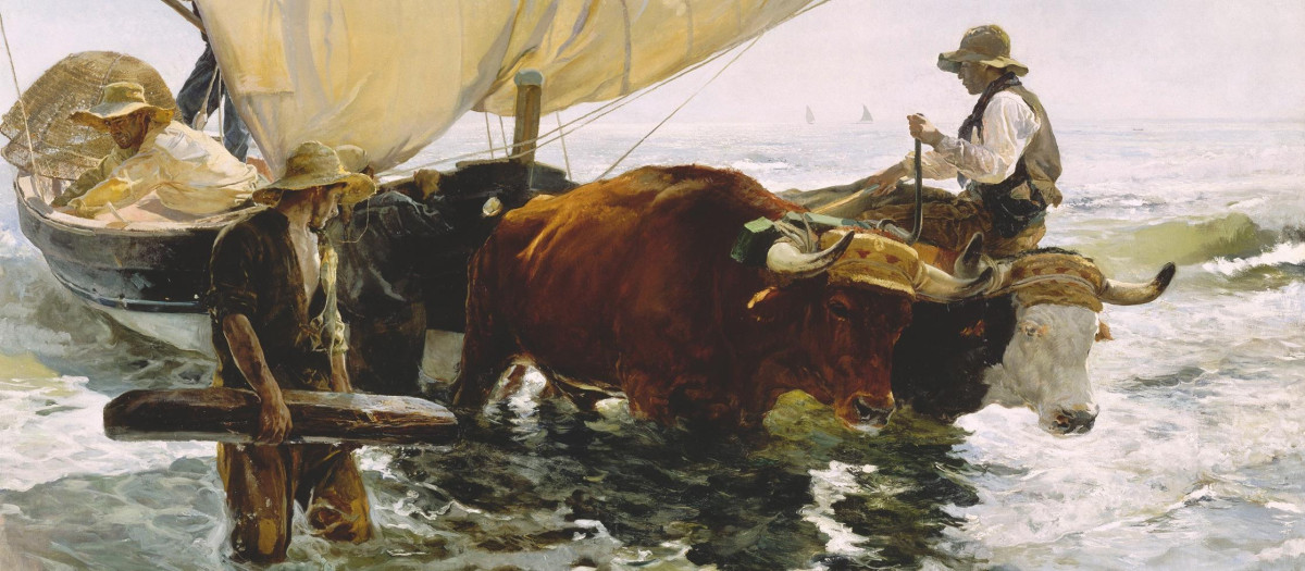 'La vuelta de la pesca', una de las obras maestras de Sorolla que se podrá ver en la exposición