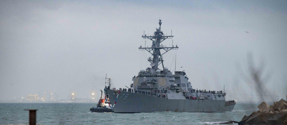Llegada a Rota (Cádiz) del USS Oscar Austin (DDG 79)