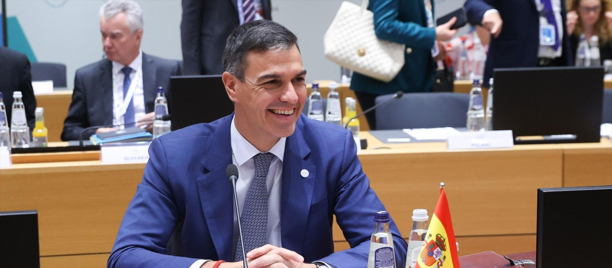 El presidente del Gobierno, Pedro Sánchez