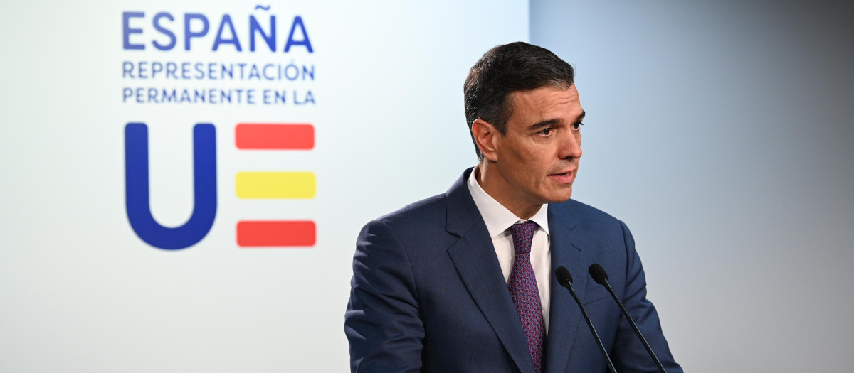 El presidente del Gobierno, Pedro Sánchez