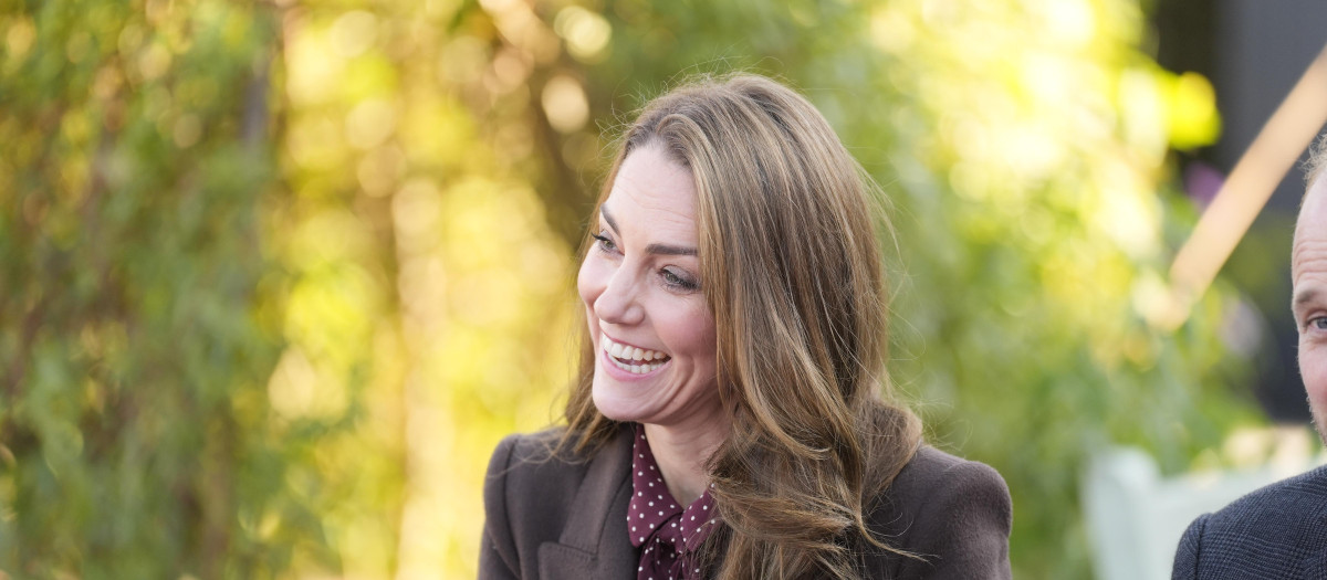 Kate Middleton , Princess of Wales during a visit to Southport Community Centre in the Merseyside town on Thursday October 10, 2024.