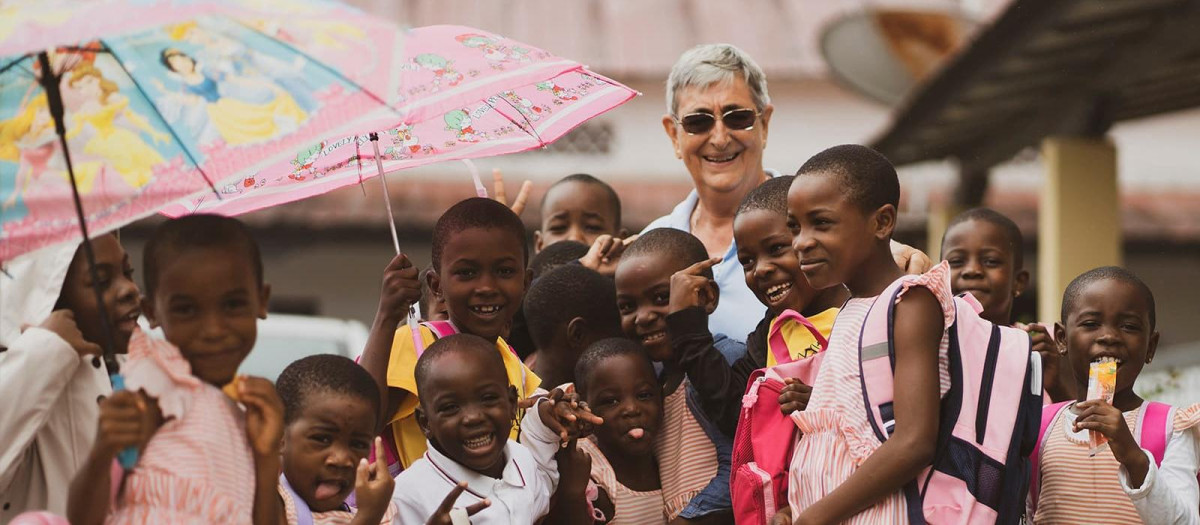 Encarnación Menchen, misionera en Guinea Ecuatorial