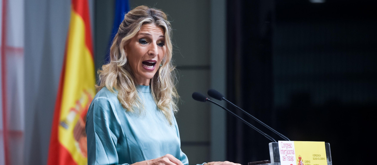 La vicepresidenta del Gobierno y ministra de Trabajo y Economía Social, Yolanda Díaz
