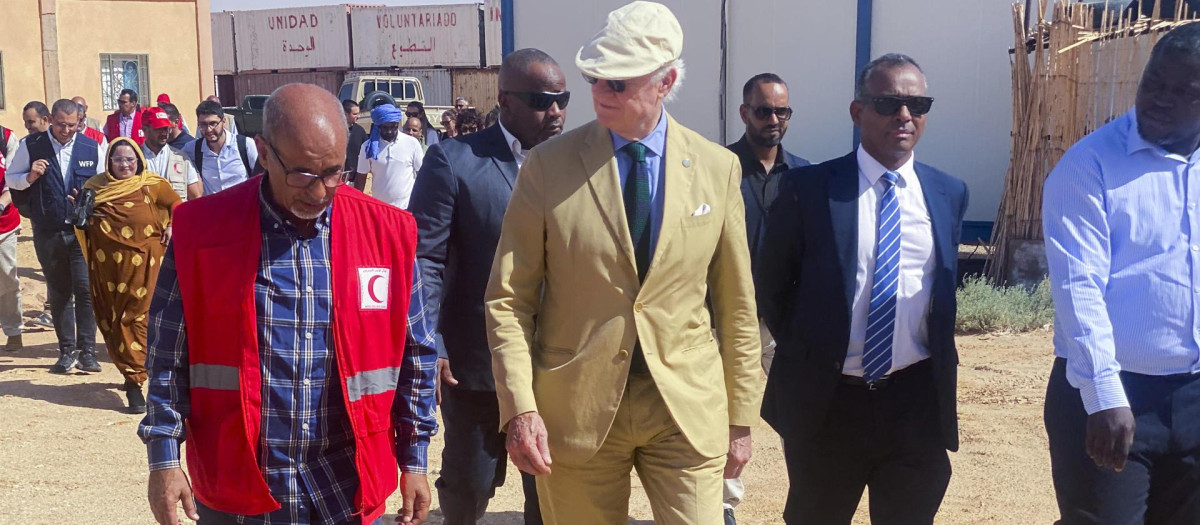 El enviado de la ONU para el Sáhara Occidental, Staffan de Mistura, campamentos saharauis de Tinduf