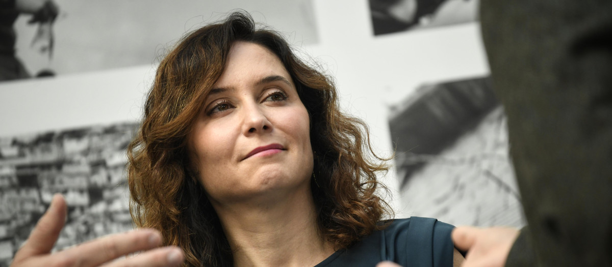 La presidenta de la Comunidad de Madrid, Isabel Díaz Ayuso