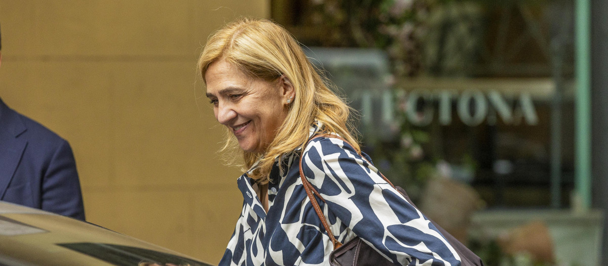 Infanta Cristina in Madrid. September 26 2024