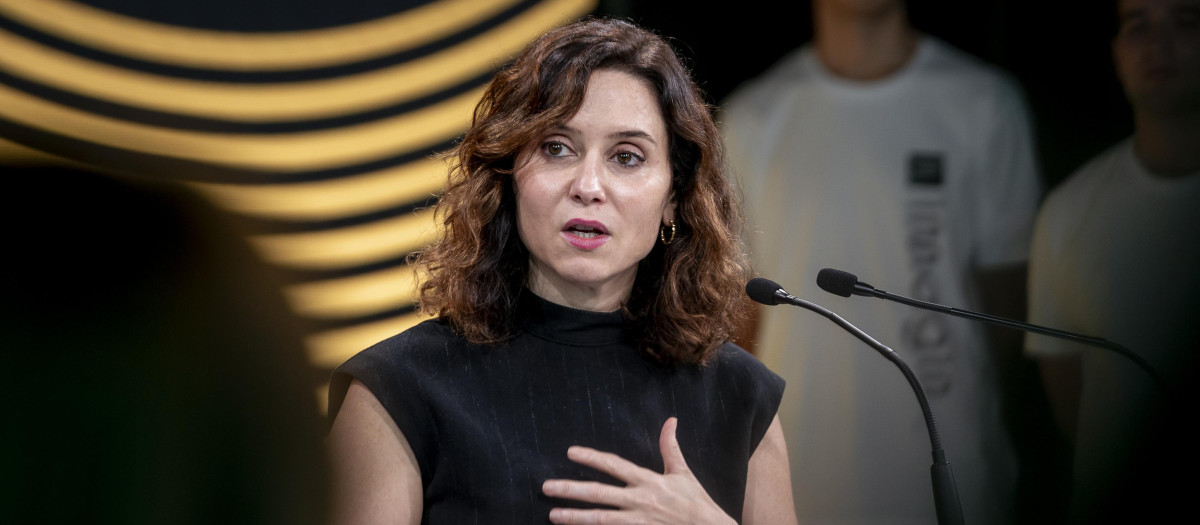 La presidenta de la Comunidad de Madrid, Isabel Díaz Ayuso