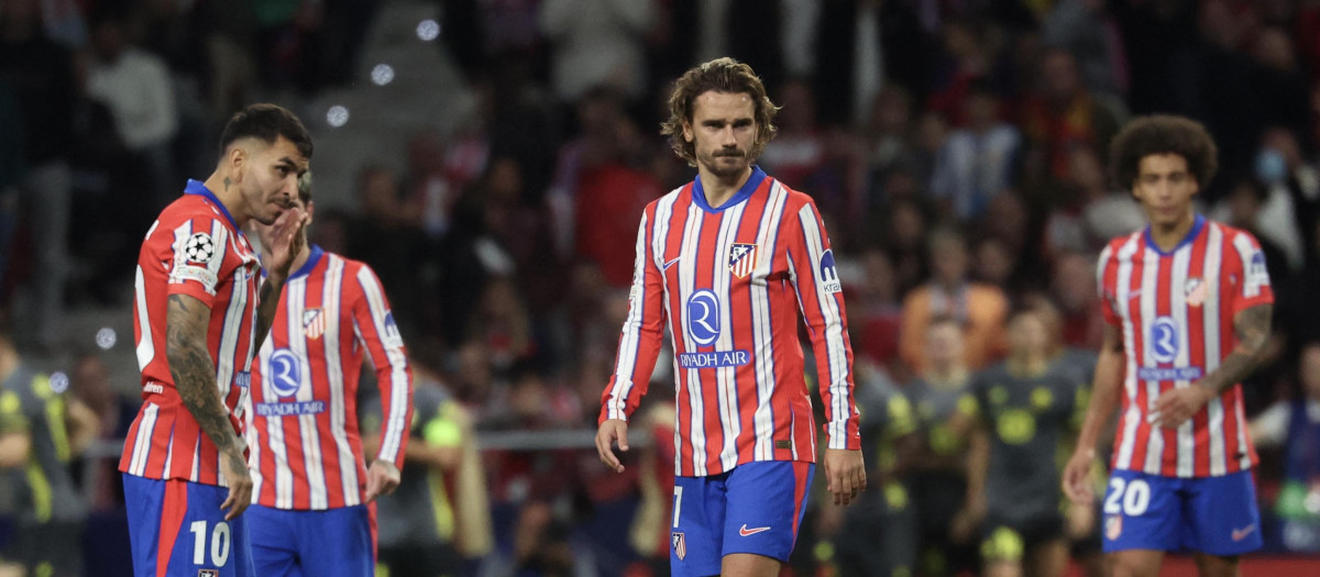 El Atlético cayó derrotado ante el Lille en el Metropolitano