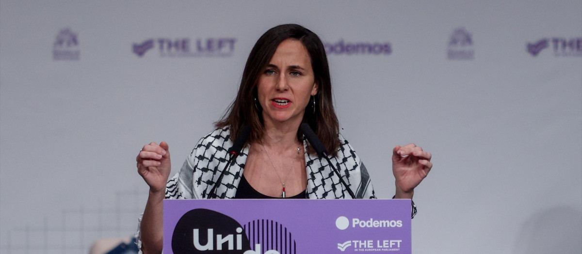 La secretaria general de Podemos, Ione Belarra