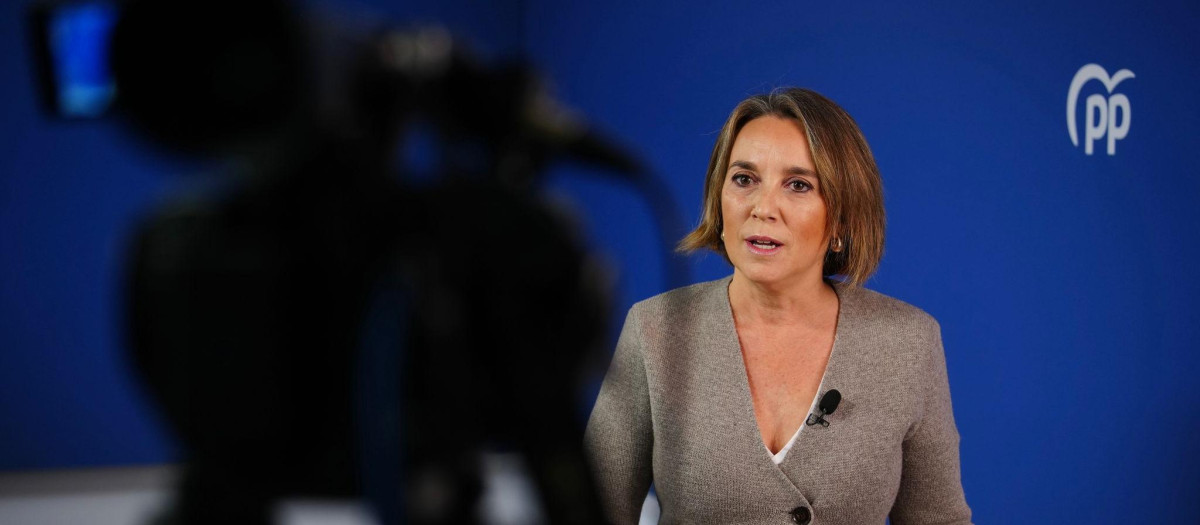 La secretaria general del PP, Cuca Gamarra