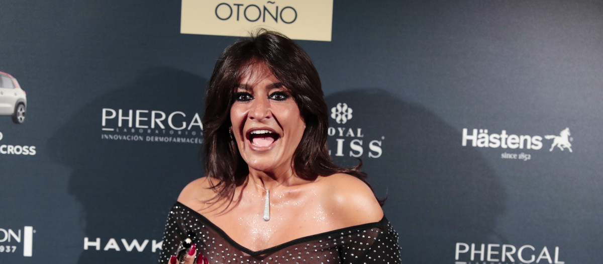 Aida Nizar during the 11 edition of Pasarela La Razon in Madrid on Thursday , 25 october 2018