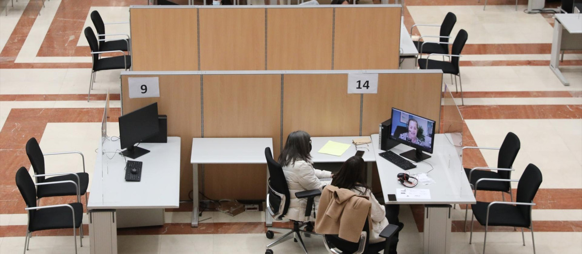 Imagen de archivo de una oficina de la Agencia Tributaria