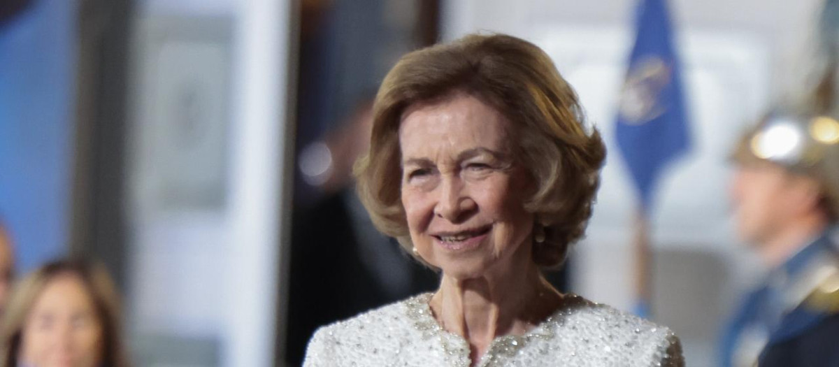 La Reina Sofía, el viernes de la semana pasada en los premios Princesa de Asturias