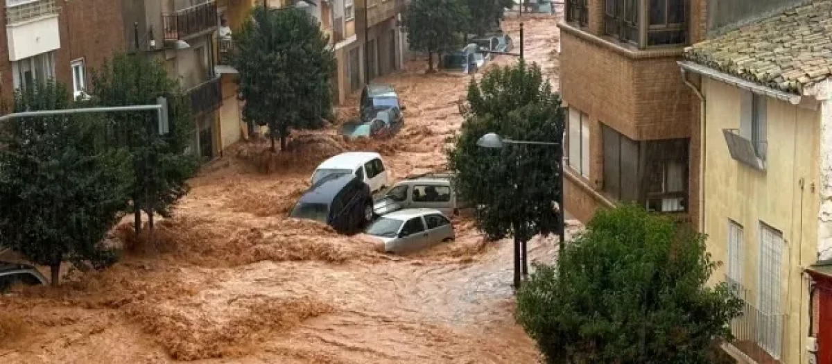 El agua se ha llevado por delante centenares de coches