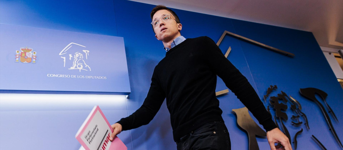 El diputado de Sumar Íñigo Errejón