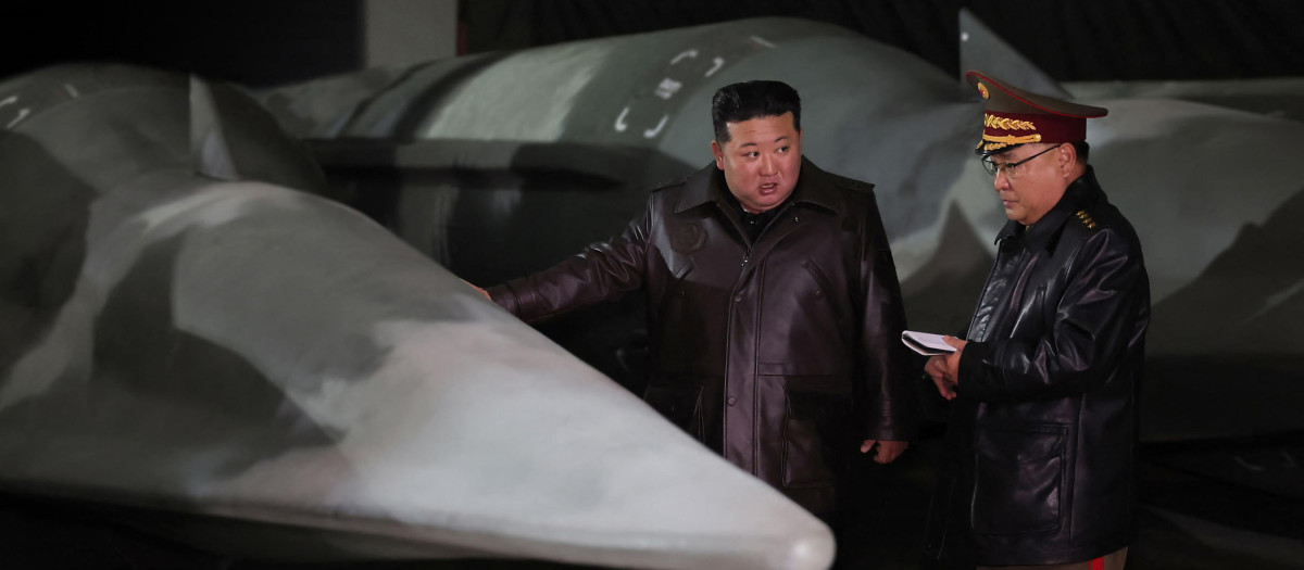 Kim Jong-Un visitando las instalaciones nucleares de Corea del Norte