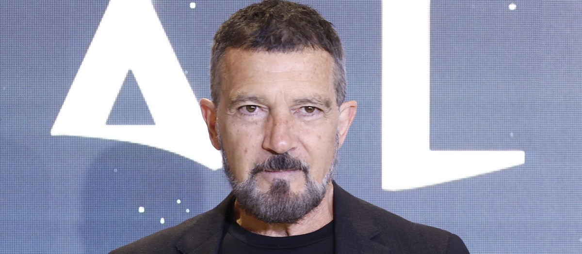 Actor Antonio Banderas at photocall for 2 edition of Talia awards nominations in Madrid on Monday, 8 April 2024.