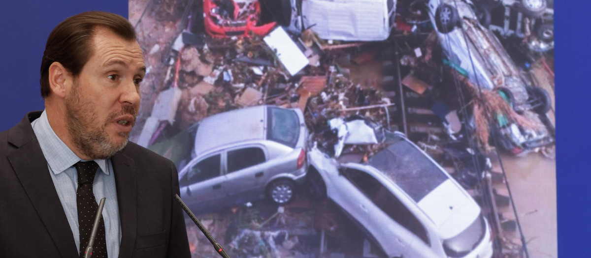 El ministro de Transportes y Movilidad Sostenible, Óscar Puente, este viernes