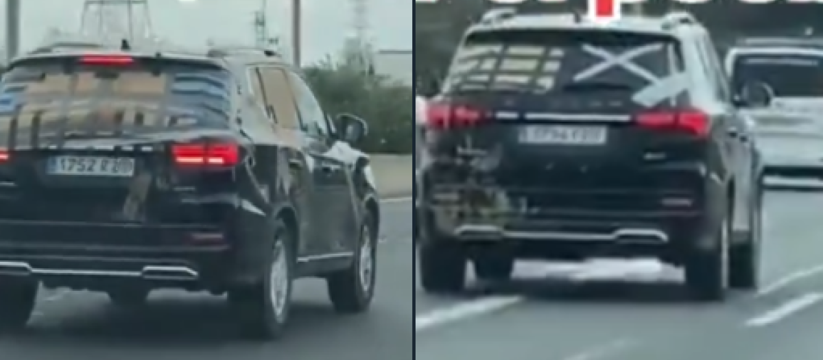 Las dos unidades que formaban parte de la caravana