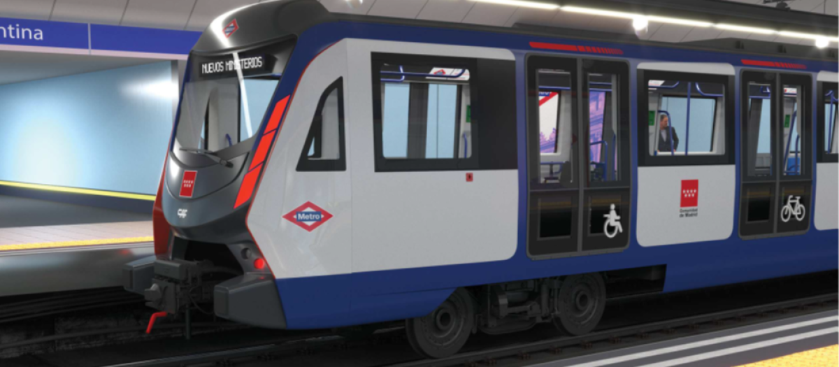 Vistazo del nuevo tren autónomo de Metro de Madrid que circulará por la Línea 6