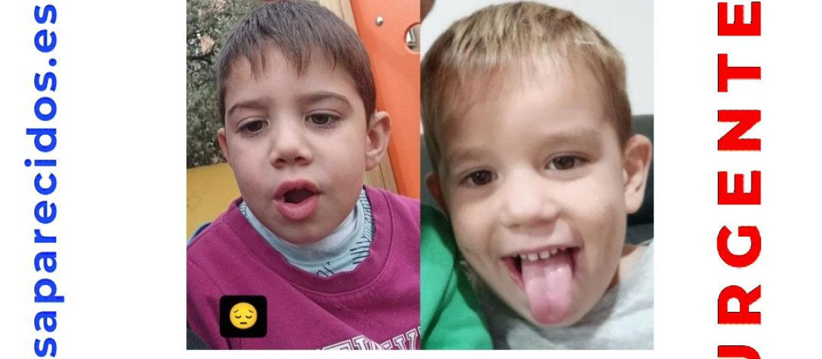 Imagen de los dos hermanos desaparecidos en Torrent