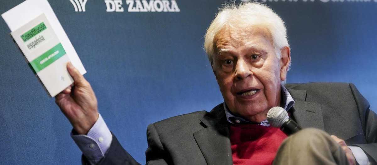 VEl expresidente del Gobierno Felipe González
