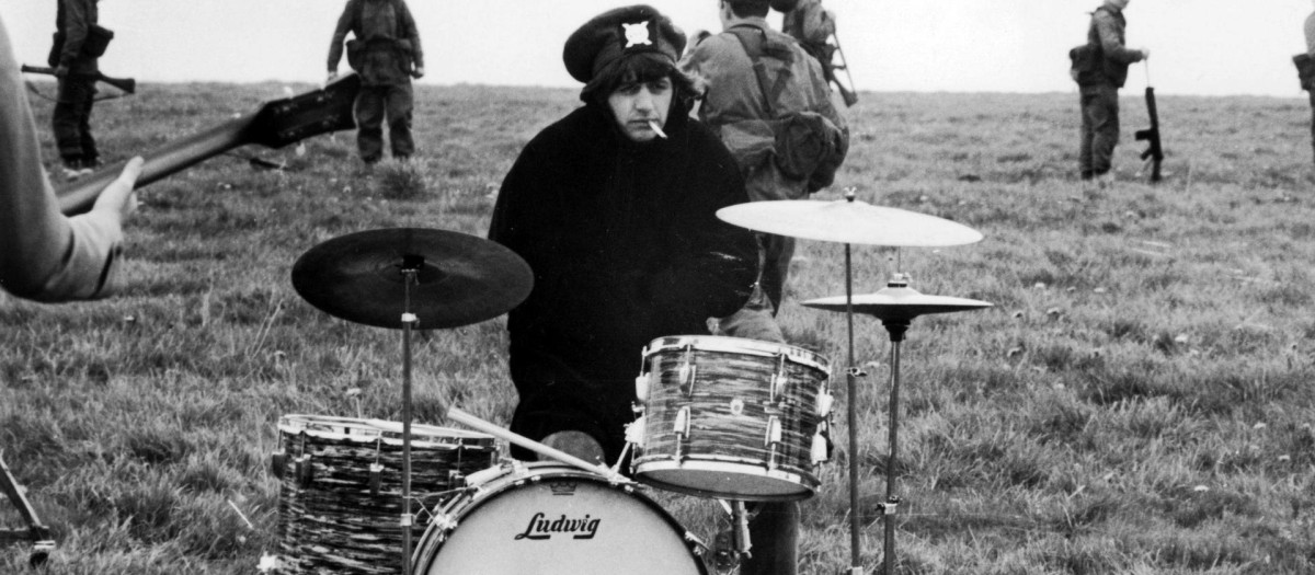 Ringo Starr durante la filmación de Help en 1965