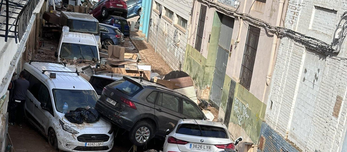 Lloc Nou de la Corona, Valencia, tras las inundaciones por la DANA