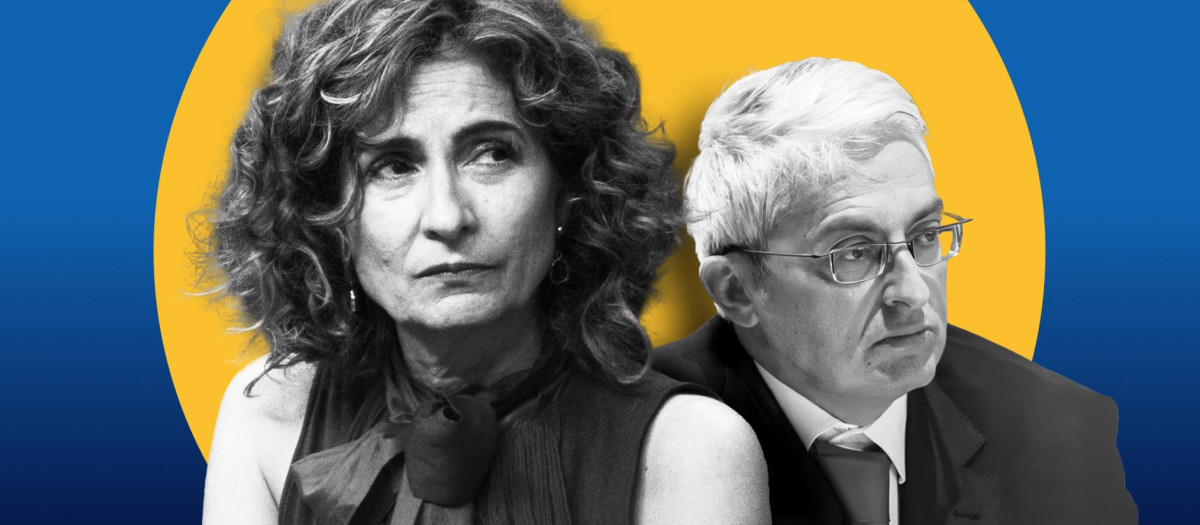 José Antonio Marco Sanjuán y la ministra María Jesús Montero