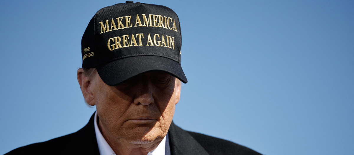 Donald Trump visitando Nuevo México durante su campaña electoral