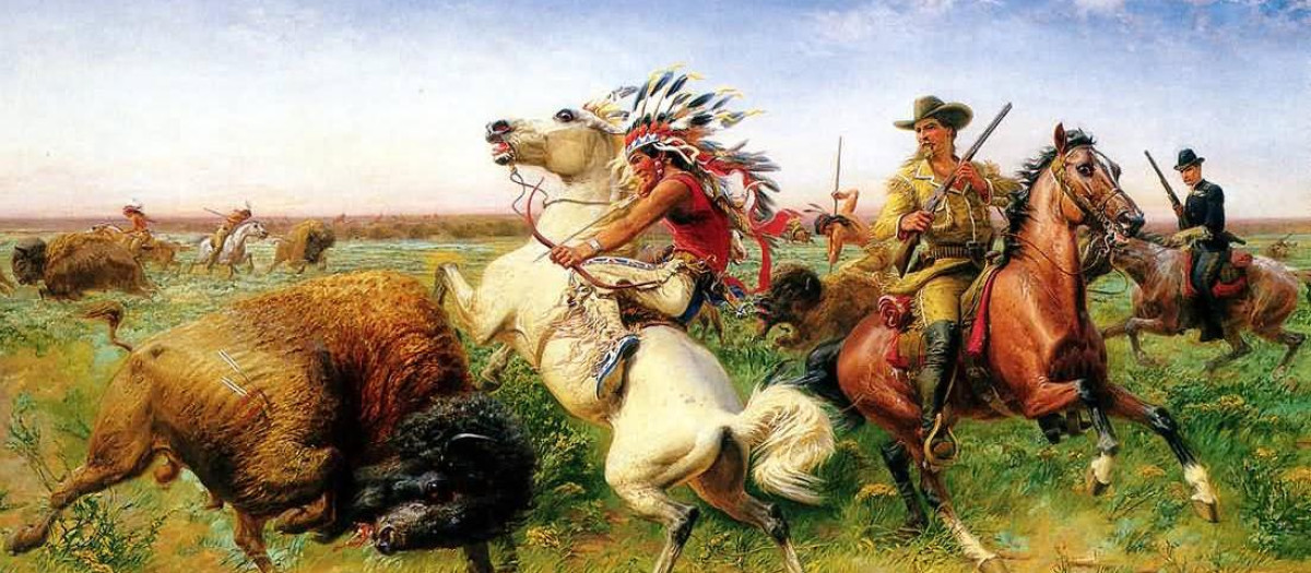 Buffalo Bill, retratado en un cuadro de Louis Maurer en 1895