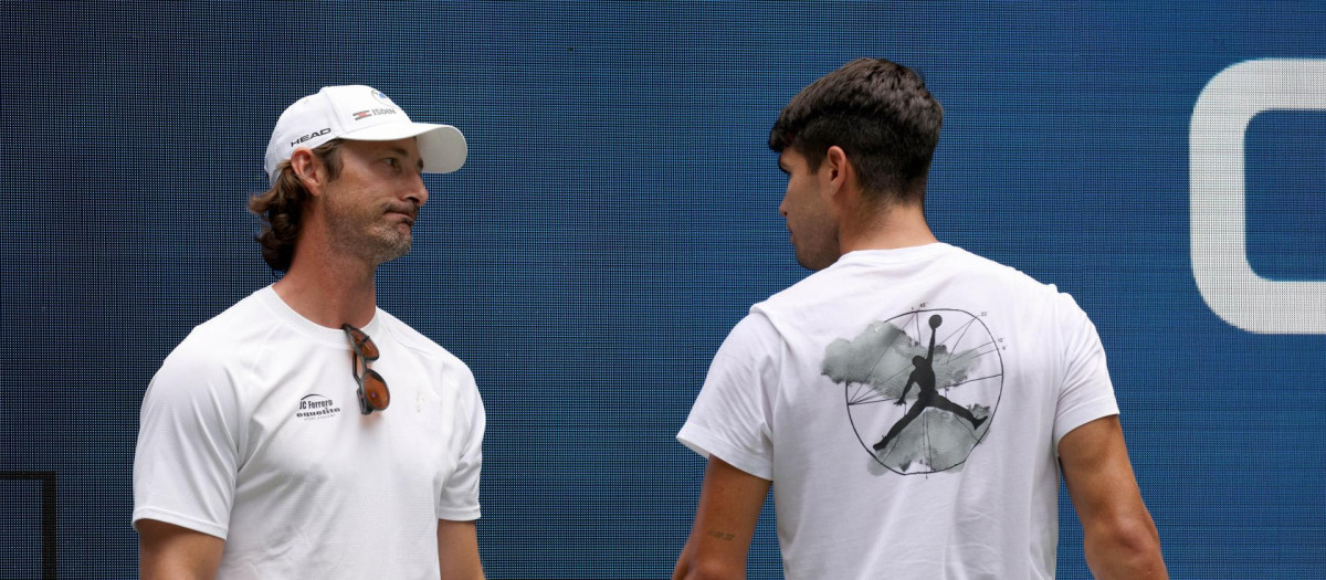 Juan Carlos Ferrero hizo un gran esfuerzo para que Alcaraz llegue en forma a las ATP Finals
