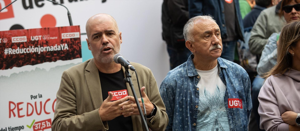 Unai Sordo y Pepe Álvarez.