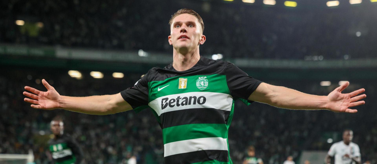 Viktor Gyökeres se ha destapado como el delantero de moda del fútbol europeo